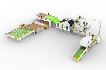 HJBR-1230*1850 Quilts Produktionslinje