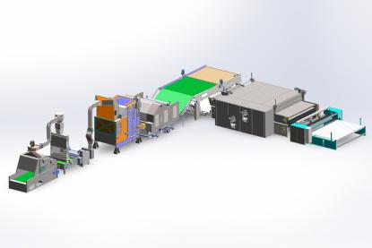 HJ-Polyester Watting Produktionslinje